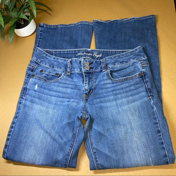 American Eagle Outfitters Denim - American Eagle Stretch Artist Wide Leg Jeans Size 8